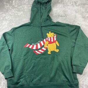 Disney Winnie The Pooh Pullover Hoodie Sweatshirt Women's XL